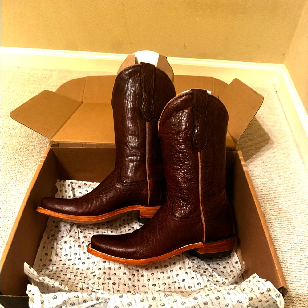 Capitan Cutter toe cowboy boots 10.5 D